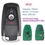 Ford Fusion Explorer F-Series 3 Button Smart Key 2017-2025 For M3N-A2C93142300 | Aftermarket